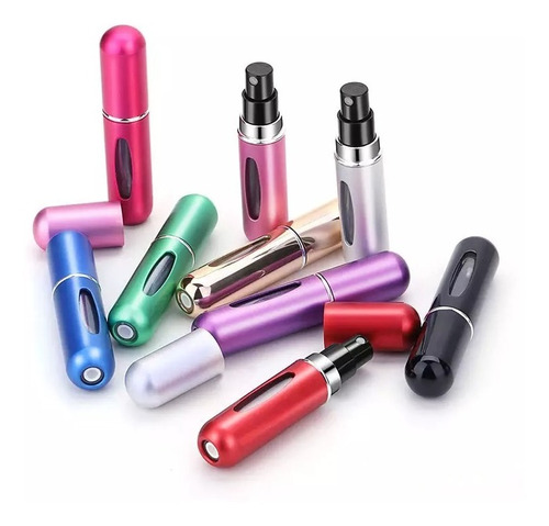 10 Pack Haveaid Mini Atomizador De Perfume Recargable De 5ml