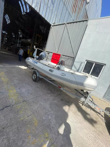 Semirrígido Bim 4.50 Con Yamaha 50 4t Y Tráiler Mac Trail.