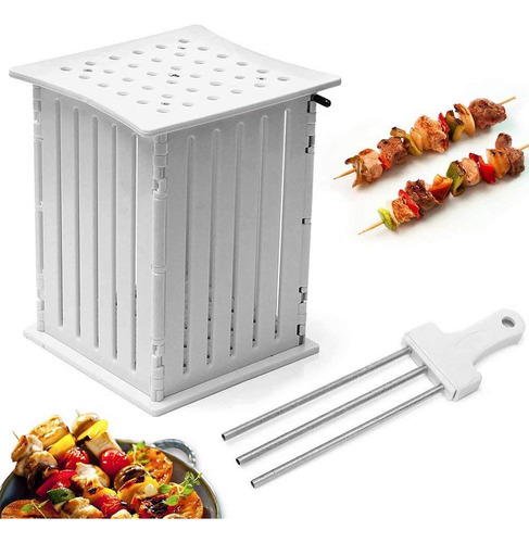 Accesorio Cocina Barbacoa Carne Pincho Maker Box Maquina