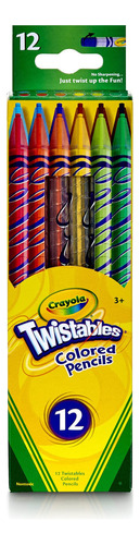 Lápices De Colores Retorcidos Crayola, 12 Unidades (68-)
