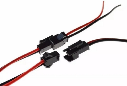 Conector Engate Rápido Macho/fêmea 2 Pinos 22awg - 10 Pares