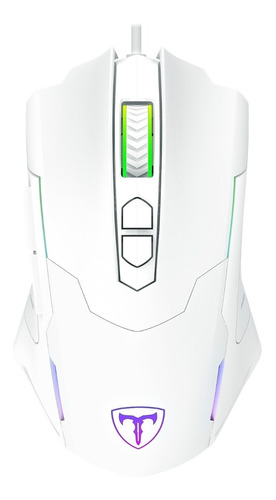 Mouse Gamer Pc Luces Led Rgb Blanco Tdagger Beifadier Tgm206