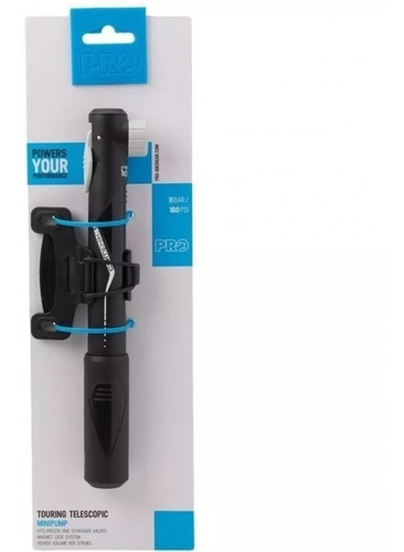 Imagem 4 de 4 de Bomba Shimano Pro Pneu Bike Compact Telescópica Magnética