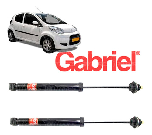 Par Amortiguador Traseros Gabriel Citroen C1  2007 2013