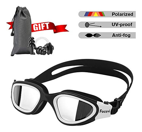 Gafas De Natación Focevi Para Hombre / Mujer, Protección Uv 