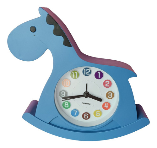 Reloj Despertador Infantil Análogo De Animales En Resina 