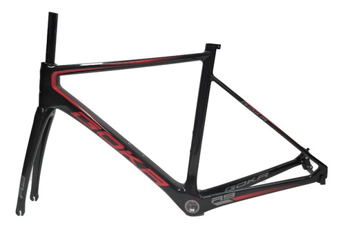 Cuadro + Horquilla Bicicleta Goka R9 Carbono Ruta T/52