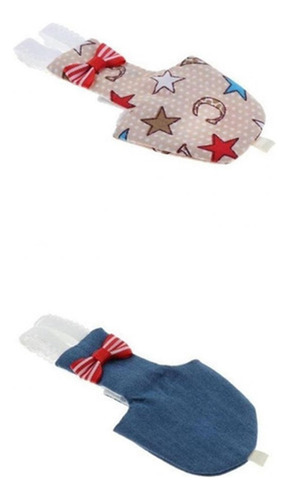 A 2x Washable Reusable Parrot Diapers Size S