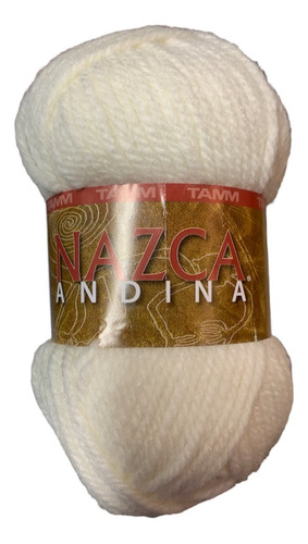 Estambre Nazca Andina 100 Grs 60% Ac 20 Lana 20% Baby Alpaca Color 6801 BLANCO
