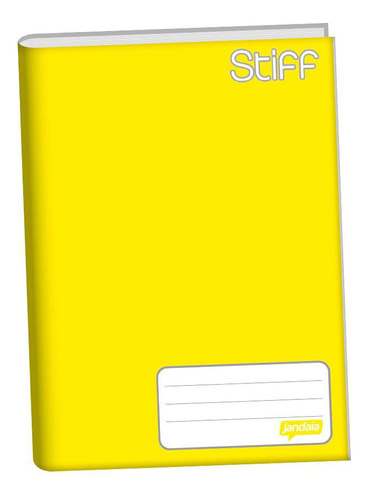 Caderno Brochurão Capa Dura 96 Folhas 5un Jandaia Amarelo