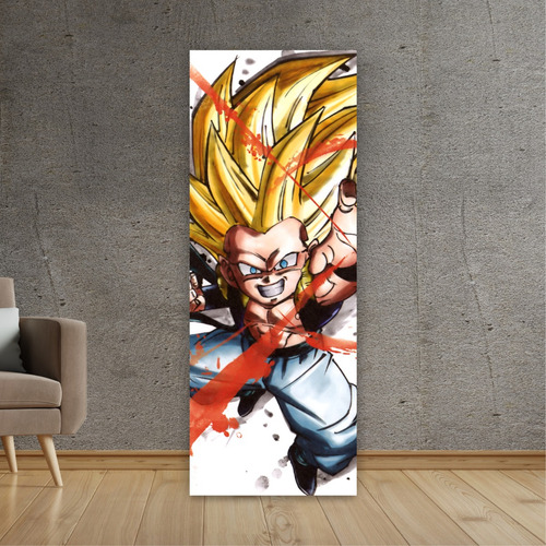Imagen 5 de 8 de Cuadro Grande De Anime Gotenks Super Saiyan 3 - Animeras