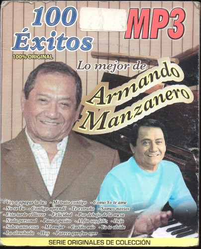 Armando Manzanero/ Duetos& Lo Mejor De 100 Éxitos Cd+ Cd Mp3