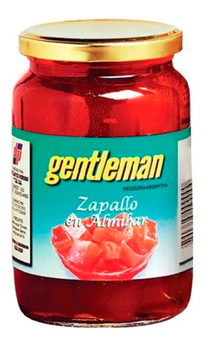 Zapallo En Almibar Gentleman Frasco 454 Grs