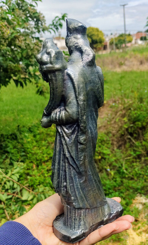 Estatua Tykhe De Pérgamo 3dbauerstudio 20 Cm Gris Oscuro