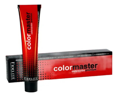 Fidelite Tintura Color Master 60g 7/46 Rubio Cobrizo Rojizo