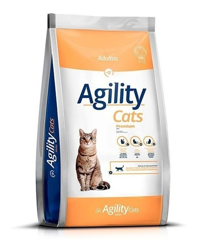 Alimento Premium Agility Para Gatos Adultos 10 Kg Pethome