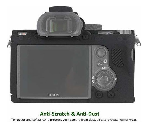 Funda Silicona Amara Sony Alpha A7iii /iii / Iii /riii Negra
