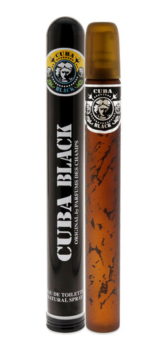 Cuba Black By Cuba Para Hombre, 34 Ml, Aerosol Edt