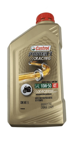 Aceite Castrol Power 1 Racing 10w50 Sintetico Mejor Precio