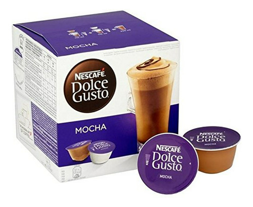 Pack 6x8 Nescafe Dolce Gusto Mocha - Café Y Chocolate