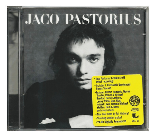 Jaco Pastorius Jaco Jastorius Cd Nuevo Lz
