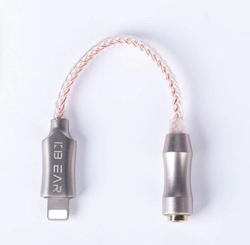 Adaptador Lighting A Miniplug 3.5 Hembra Kb Ear Para iPhone 