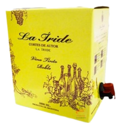 Vino La Iride Bag In Box 5 Litros Corte De Autor