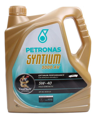 Aceite Petronas Syntium 3000 Av 5w-40 Sintético 4 Litros