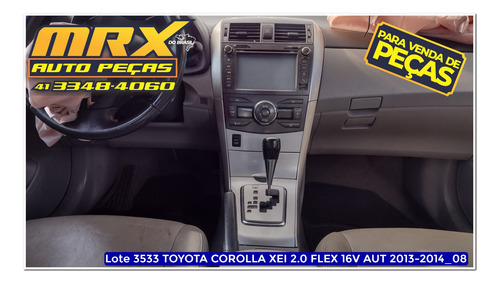 Suacata Corolla Xei 2.0 Flex 16v Aut 2014 Peças