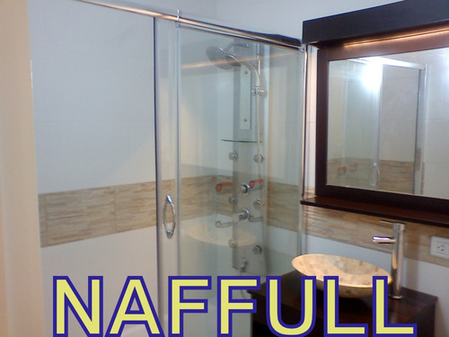Imagen 4 de 6 de Mampara De Vidrio Templado, Ajustable Entre 150 A 170 Ancho. Altura 150 Naffull