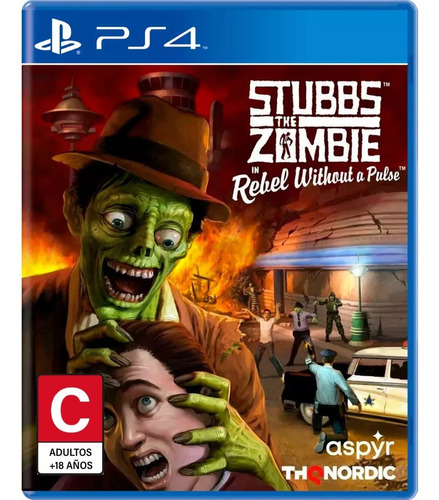 Stubbs The Zombie In Rebel Without A Pulse Ps4 Nuevo Fisico 