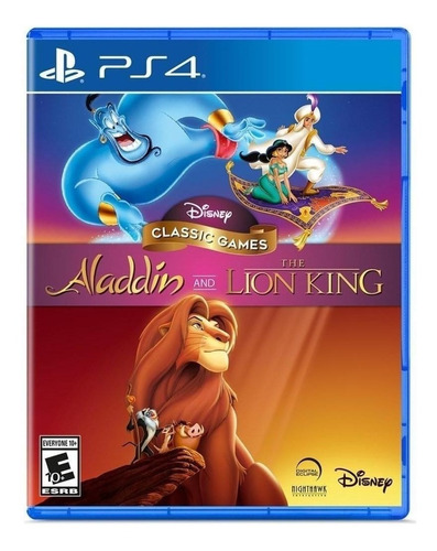 Disney Classic Games Aladdin And The Lion King Ps4 Físico Gp
