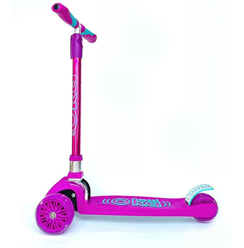 Scooter Para Niñas Y Niños Maxi Oka C/ Kit De Protección  