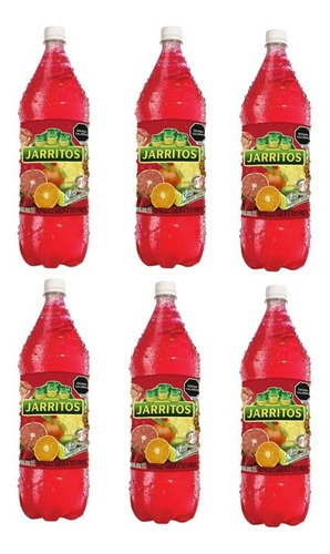 Refresco Jarritos Sabor Tutifruti 6 Pz De 2 L