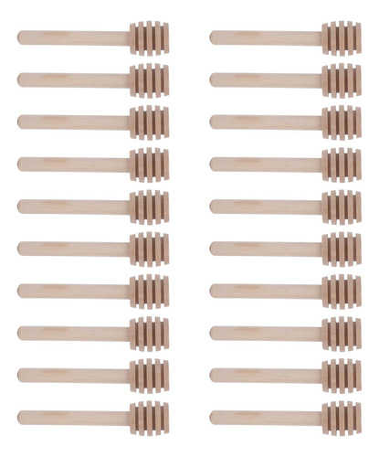 Wooden Stirring Stick 20pcs Honey Dipper Sticks Mixing Rod