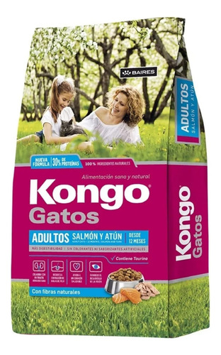 Kongo Pescado Gato Adulto X 15 Kg