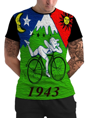 Camiseta Camisetas Camisa Bike 100 Psicodelica Rave Trance