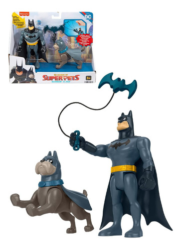 Fisher-price Dc League Of Super-pets Batman Ace, Conjunto De