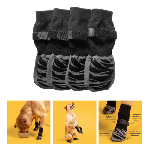 Wa 4 Calcetines Antideslizantes For Perros