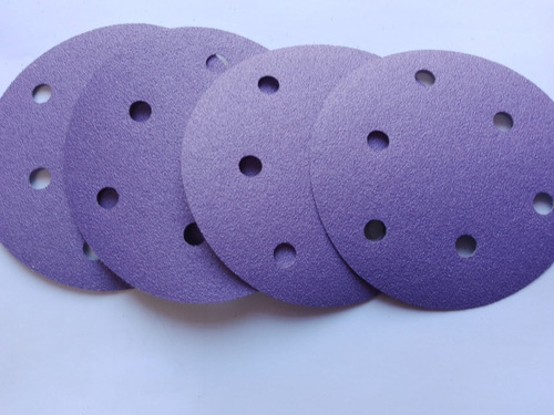 Disco Lija Con Velcro Purpura Simil 3m X 125mm