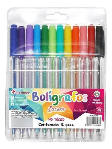 Marcadores Giotto Turbo/ Bolígrafo Lasser Punto Mediano Set