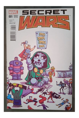 Secret Wars #1 Skottie Young Variant Cover En Inglés