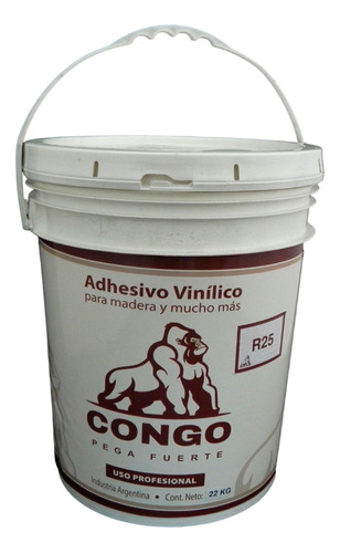 Cola Carpintero Adhesivo Vinilico X22 Kg Pega Fuerte Congo C