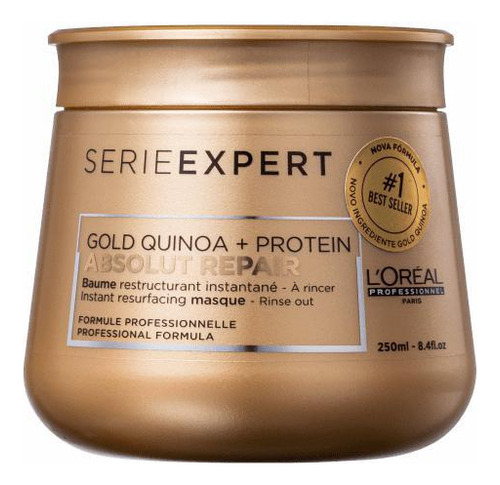 Loreal Máscara Absolut Repair Gold Quinoa 250g