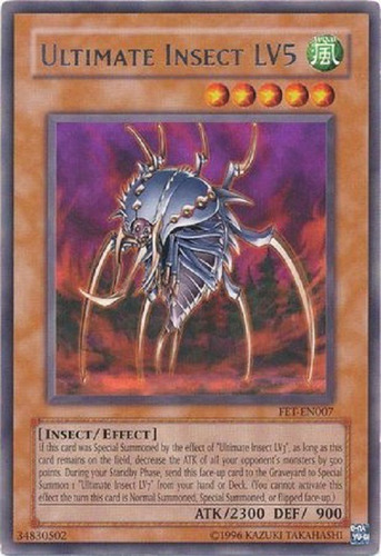 Insecto Definitivo Lv5 Raro Yugioh