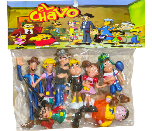 Set Figuras Vecindad Del Chavo Del Ocho Quico