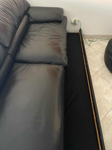 Sofá Cama Mueble Negro Usado