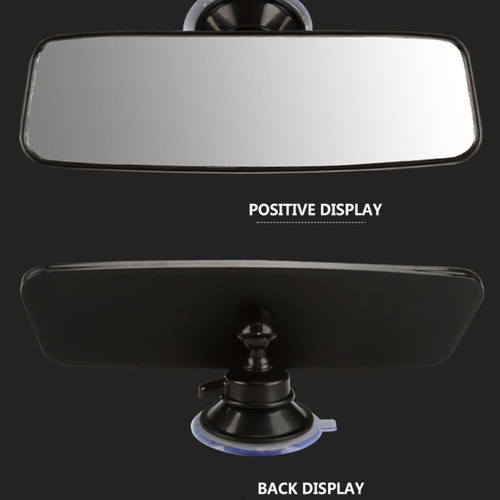 Espejo Retrovisor Interior Negro Universal Para Coche Y Cami