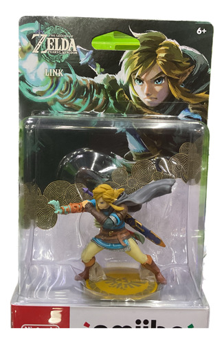 Amiibo The Legend Of Zelda Link Tears Of Kingdom Sin Abrir.  (Reacondicionado)