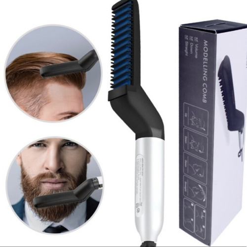 Plancha Para Barba Cabello Corto Alisado Barba Barbería